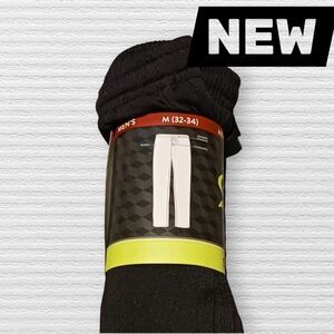 Athletic Works Men's Black Sleep Pants Lounge Bottoms Drawstring Pockets M